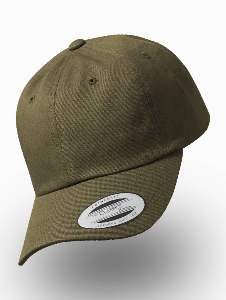 by Yupoong Olive / Buck Personalised Cap headwear - Dad Flexfit