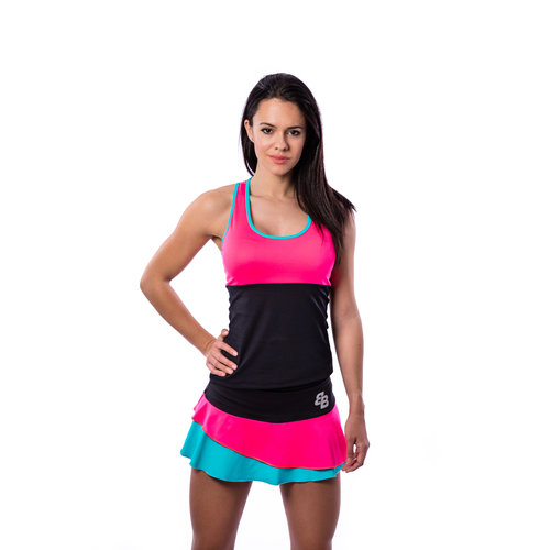 BB by Belen Berbel Tank Top Barcelona Pink Blue BB by Belen Berbel Tank Top Barcelona Pink Blue