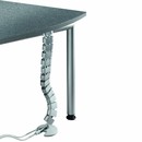 Ergopro Ovale Kabelslang + voet zilvergrijs Ergopro Ovale Kabelslang + voet zilvergrijs
