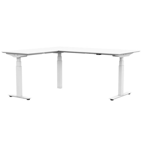 ROL Ergo Professional zit/sta bureau 65-130 cm met hoekblad 180x100/80 cm incl. gratis montage