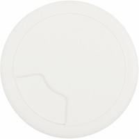 Kabeldoorvoer rond 3-delig afsluitbaar kunststof wit