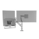 R-Go Caparo 3 Twin Pro Laptop monitor arm en laptophouder met gasveer R-Go Caparo 3 Twin Pro Laptop monitor arm en laptophouder met gasveer