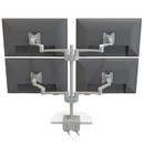 Oslo 4-voudige monitor arm zilvergrijs Oslo 4-voudige monitor arm zilvergrijs
