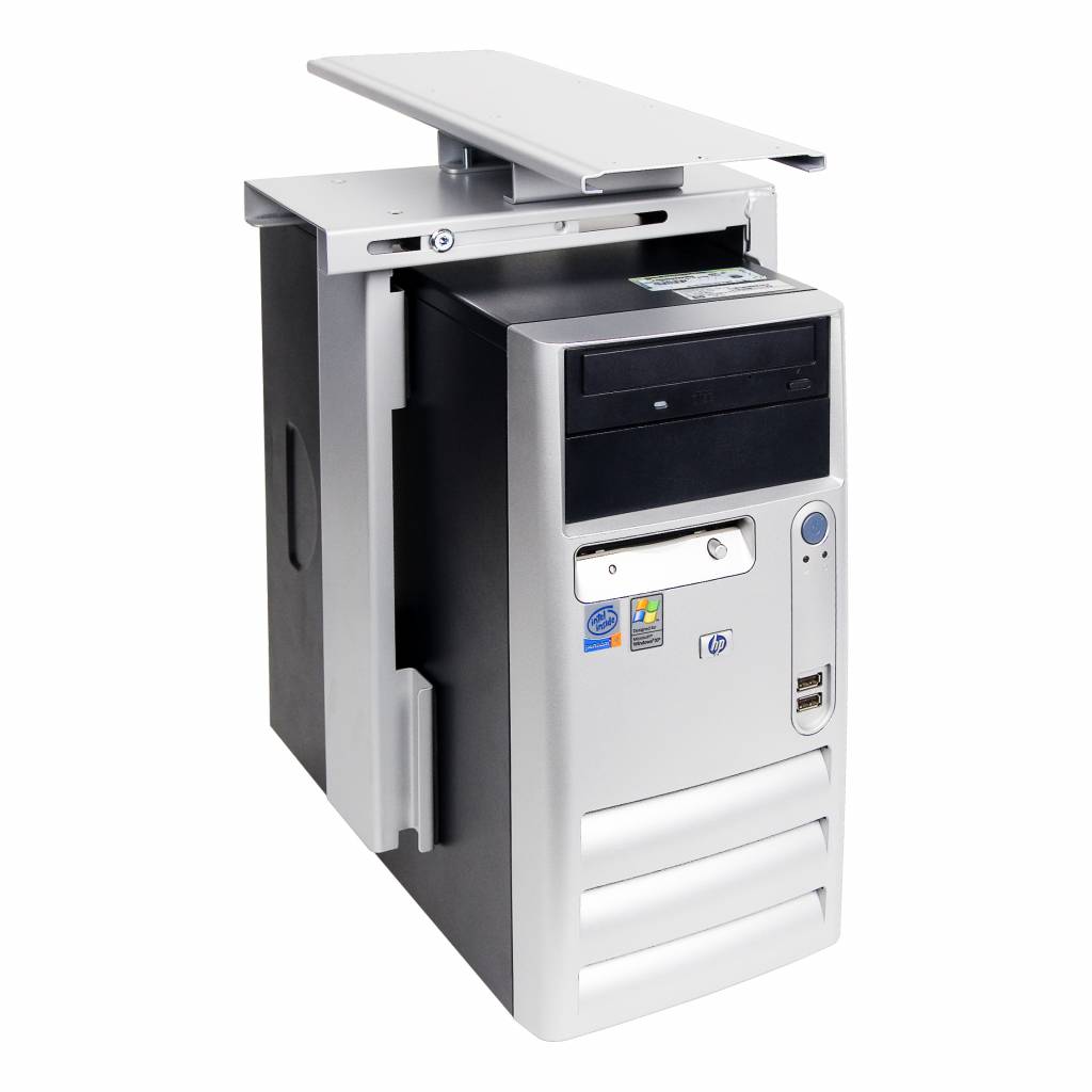 Cpu Rails Dataflex Viewmate CPU Holder with rails silver-grey - 32.322