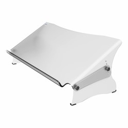 Dataflex Addit ErgoDoc® verstelbare mat acryl documenthouder met hoge voorzijde
