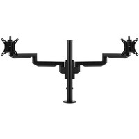 Galaxy dubbele monitorarm zwart