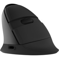 Delux Mini Iron Gray draadloze linkshandige ergonomische muis