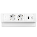 Ergopro Desk Up 2.0 - 2x 230V + USB-A & USB-C charger wit Ergopro Desk Up 2.0 - 2x 230V + USB-A & USB-C charger wit