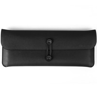Keychron K3/K12 lederen travel pouch - Zwart