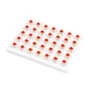Gateron Cap Switches 35pc - Red Gateron Cap Switches 35pc - Red
