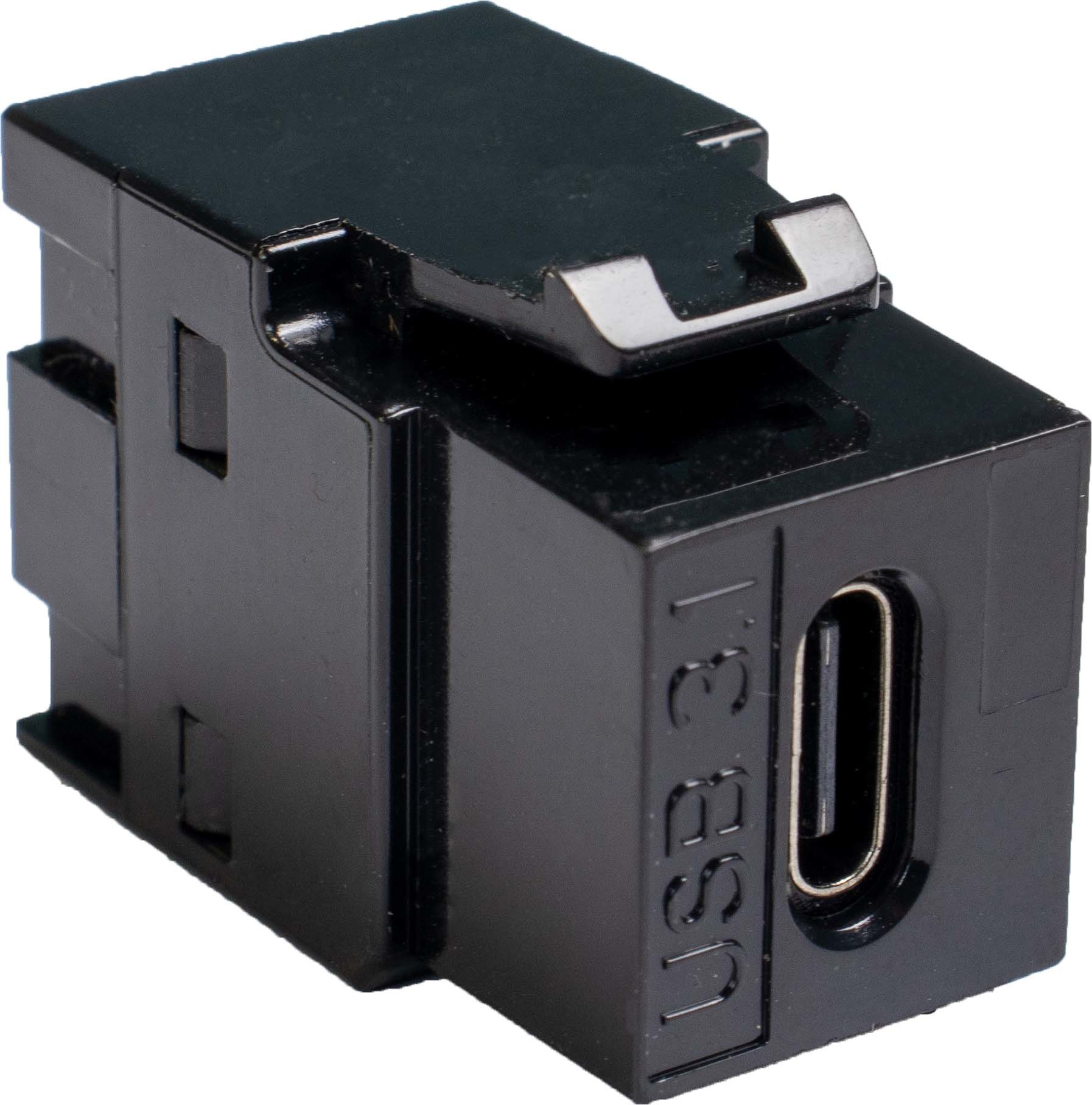 Usb Key Insert Keystone Insert - USB-C black - Ergowerken