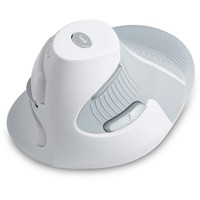 Delux Wow Grip Mouse draadloze rechtshandige ergonomische muis - wit