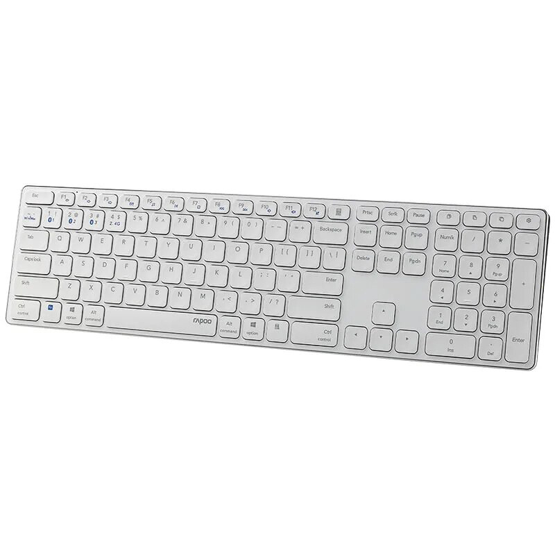 2.4G numeriek toetsenblok, 18 toetsen draadloos numeriek toetsenblok Toetsenbord met USB-ontvanger Stil numeriek toetsenblok voor XP / / / / IOS( Roze