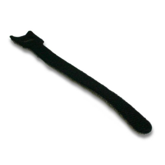 Marker Klittenband Kabelbinders Zwart (10 per stuk)