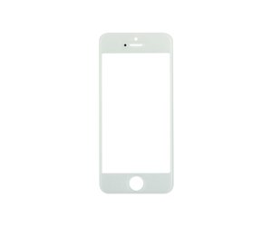 Front Glas Voor Apple Iphone 5 Wit White Scherm Glas Trendparts