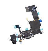 Dock connector voor Apple iPhone 5C Zwart/Black oplaadpoort flex reparatie onderdeel