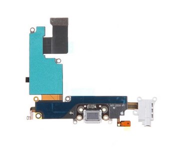 Dock connector voor iPhone 6 Wit/White oplaadpoort flex reparatie onderdeel