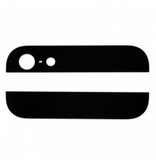 Glas achterkant voor Apple iPhone 5 Zwart/Black back glass reparatie onderdeel