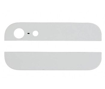 Glas achterkant voor Apple iPhone 5 Wit/White back glass reparatie onderdeel