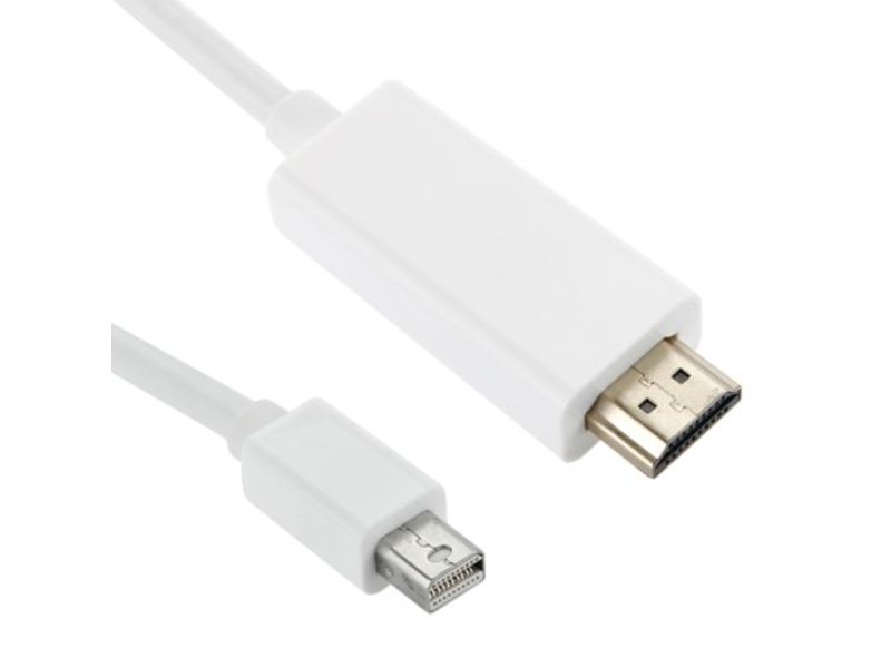 Mini DisplayPort naar HDMI male kabel adapter 1,5M o.a. voor Macbook