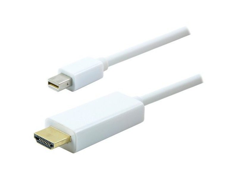 Mini DisplayPort naar HDMI male kabel Macbook adapter 1,5M Mini DisplayPort naar HDMI male kabel adapter 1,5M voor o.a. Macbook