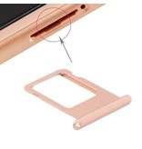 Simkaart sim tray voor Apple iPhone 6S PLUS Rose Goud / Rose Gold simkaarthouder reparatie onderdeel