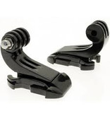 Quick release vertical J-Hook (J-Haak) mount bevestiging adapter voor o.a. GoPro 3/3+/4/5/6