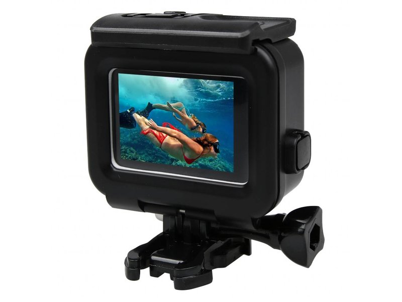 Waterproof behuizing voor GoPro Hero 6 / 5 - 30M case Zwart / Black