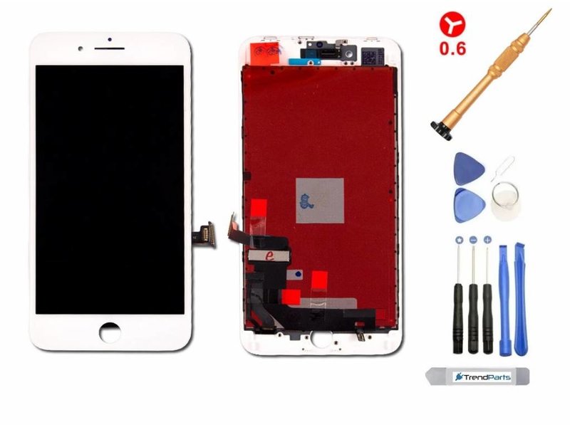 Compleet LCD scherm voor iPhone 8 PLUS WIT - AAA+ kwaliteit + Tools