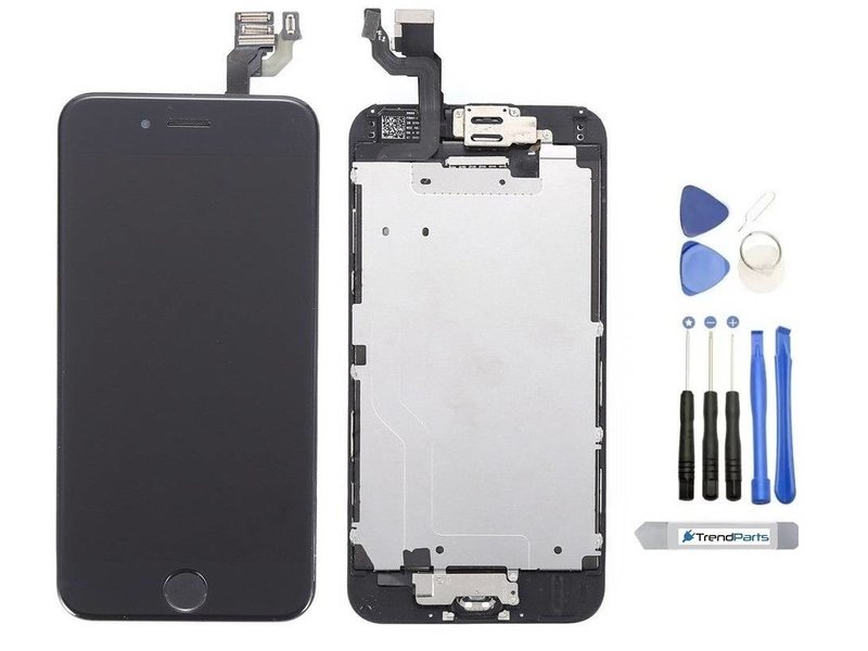 Kant en klaar compleet voorgemonteerd LCD scherm voor iPhone 6S PLUS ZWART AAA+ kwaliteit + Toolkit