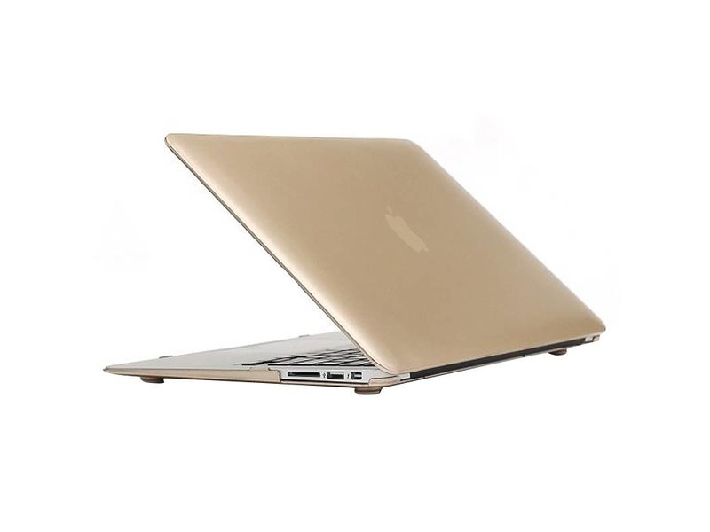 Macbook Air 11 inch premium hard case cover laptop hoes hardshell Gold/Goud