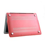Macbook Air 13 inch premium bescherming hard case cover laptop hoes hardshell Roze/Pink