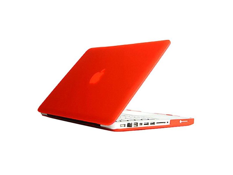 Macbook Pro 13 inch Premium Bescherming Hard Case Cover Laptop Hoes hardshell Rood/Red