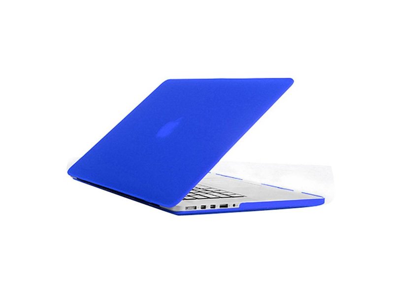 Macbook Pro Retina 15 inch Premium Bescherming Hard Case Cover Laptop Hoes hardshell Blauw/Blue