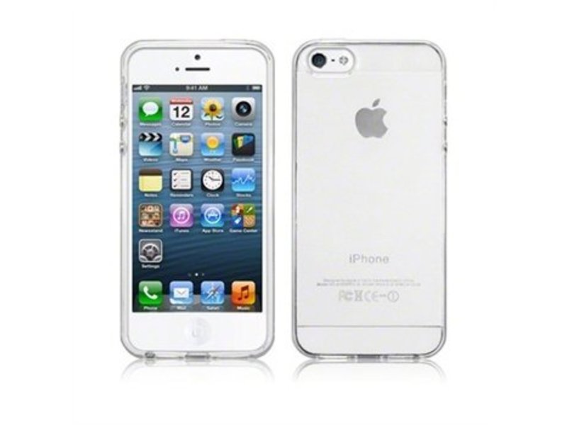 Transparant premium hoesje iPhone 5 / 5S / SE case cover doorzichtig