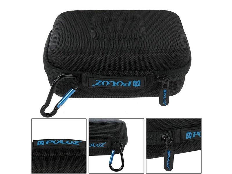 Waterdichte premium travel case SMALL voor GoPro Hero en andere actiecamera's (hoes,koffer)