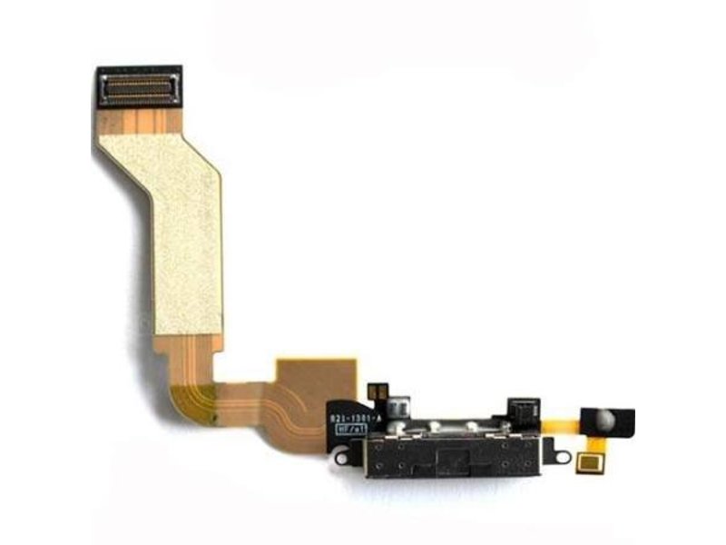 Charging Port Flex voor Apple iPhone 4S dock connector oplaadpoort + microfoon reparatie onderdeel