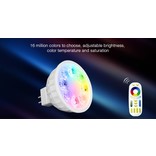 Mi·Light GU5.3 LED spot Mi-Light 4W RGB & Dual White 12V MR16 Halogeenvervanger op afstand bedienbaar