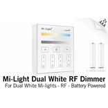 Mi·Light MiLight CCT CT opbouw Dual White RF Touch Dimmer, AAA batterij