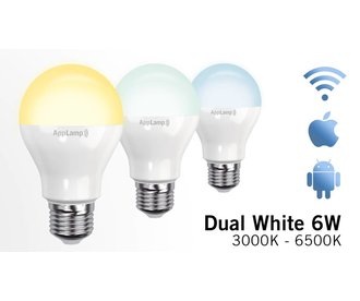 Mi·Light Mi-light 6W Dual White E27 Wifi LED Lamp 3000-6500K