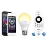 Mi·Light Wifi LED Lamp met Afstandsbediening Mi-Light 6W Dual White E27. Starterskit & Wifi Box