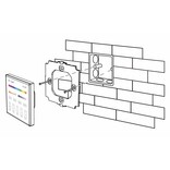 Mi·Light MiLight RGB+ DualWhite (RGB+CT) Touch Inbouw wandbediening, 4-zones, RF, 220V