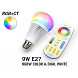 Mi·Light Set met 9W RGBWW Kleur + Dual White Mi-Light LED lampen met Afstandsbediening