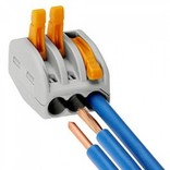 Wago Lasklemmen 10 stuks | 3-draads  t/m 2,5mm ² | 230V kabel verbinding