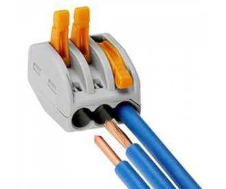 Wago Lasklemmen  | 3-draads  t/m 2,5mm ² | 230V kabel verbinding