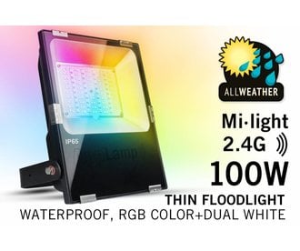 Mi·Light Mi·light 100W RGBWW Kleur+Dual Wit schijnwerper