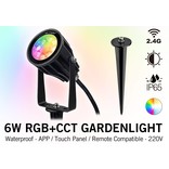 Mi·Light Mi-light 6W RGBWW 220V LED Tuinspot  Kleur+Dual Wit