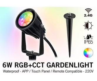 Mi·Light Mi-Light 6W RGBWW 220V LED Tuin Prikspot IP65