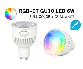 Mi·Light Mi-Light 6W RGBWW Kleur + Dual White Dimbaar GU10 LED Spot 220V