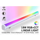 Mi·Light Miboxer Lineair Light  RGB+Dual White Lichtbalk - IP66 - 18Watt - 230Volt - 100CM